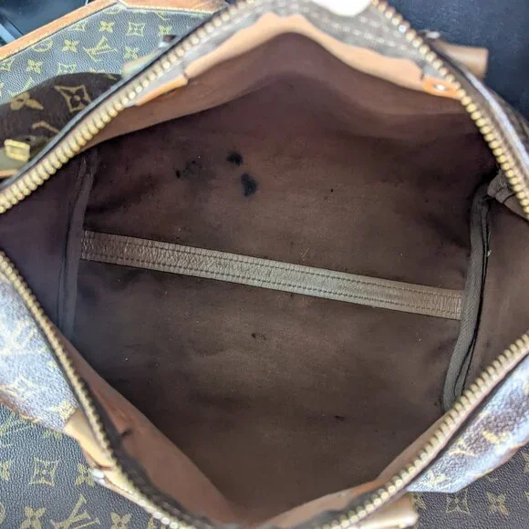 1970s LOUIS VUITTON Speedy 30 The French Company - Vintage LV Bag - Picture 12 of 16